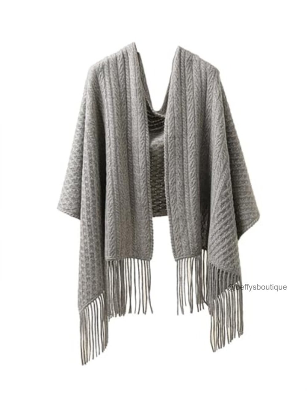100% Cashmere Scarf Shawl Wrap Tassel Women